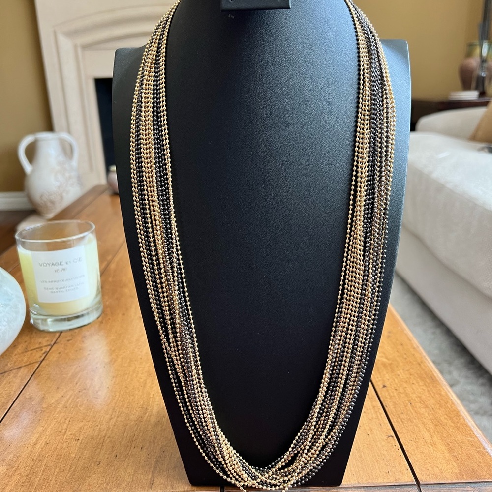 Gorgeous Rare 1982 Vintage Givenchy multi strand bead necklace